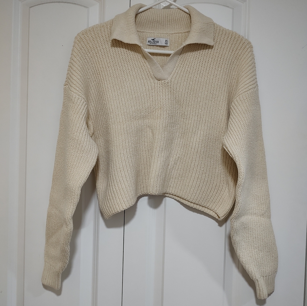 NWT Hollister polo sweater